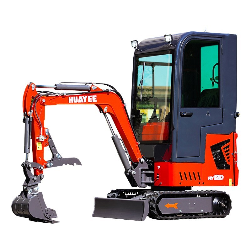 FREE SHIP 1 Ton Cab Mini Excavator With Briggs & Stratton Engine, Side Swing
