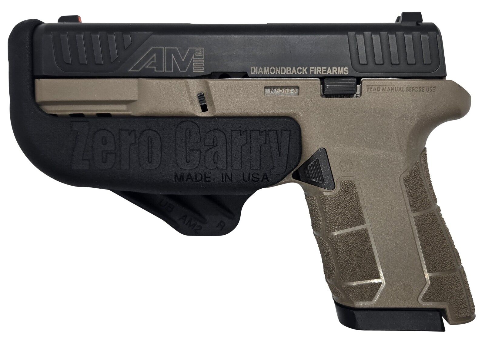 NEW, DIAMONDBACK AM2 Zero Carry Elite In Waistband Holster 4 concealed carry