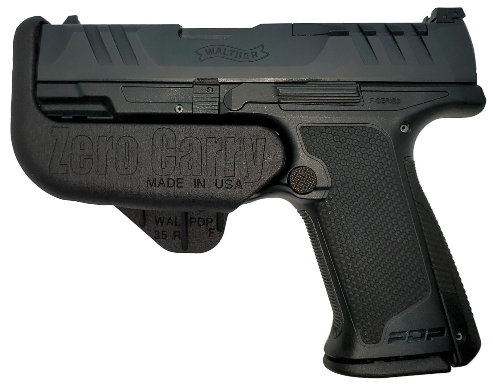 WALTHER PDP F Series 3.5″ Zero Carry Elite In Waistband Holster 4 conc’ld carry