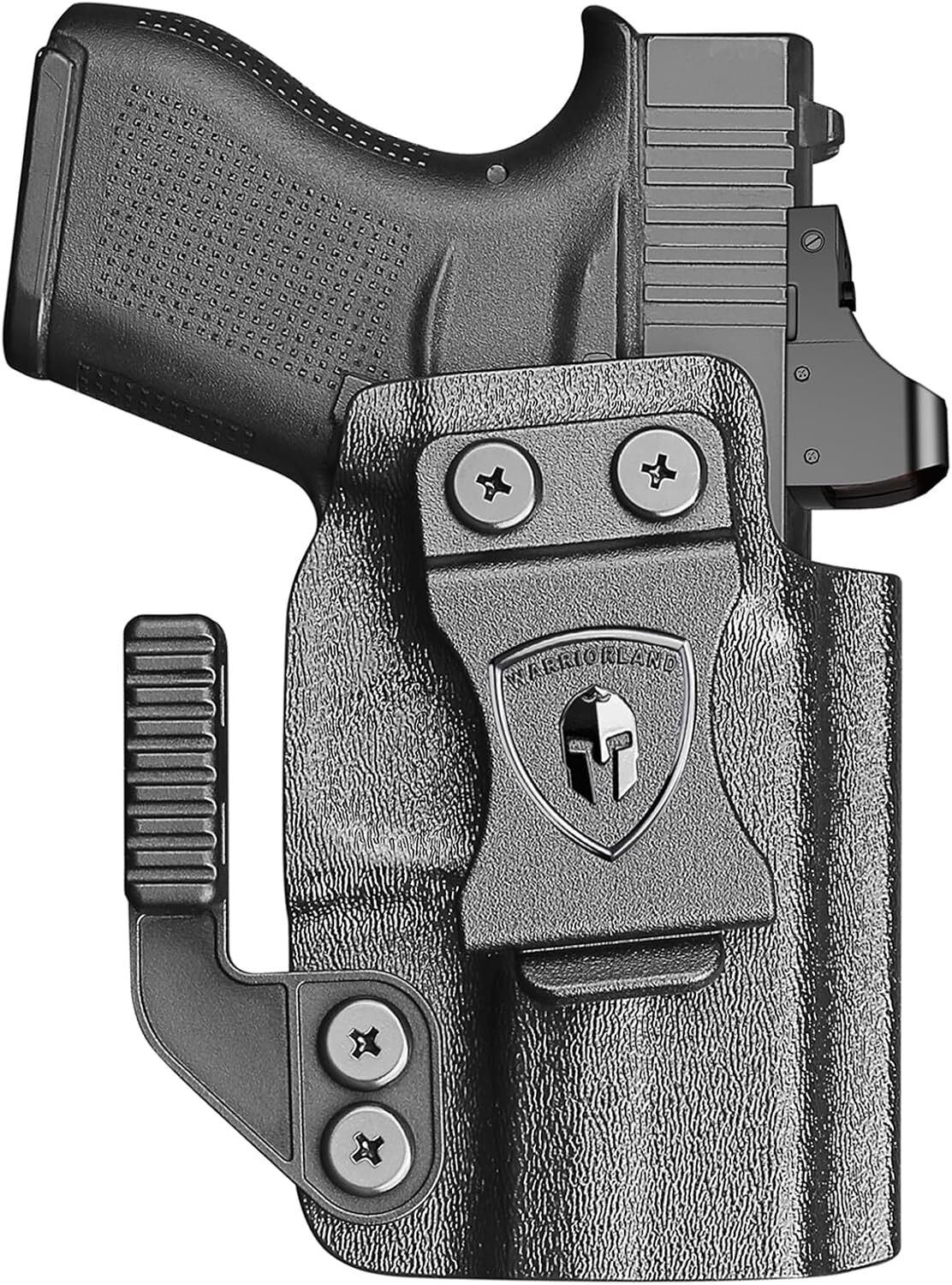 IWB Kydex Holster with Claw&Optics Cut: Glock 43 /Glock 43X&Glock 43X MOS Pistol IWB Kydex Holster with Claw&Optics Cut: Glock 43 /Glock 43X&Glock 43X MOS Pistol