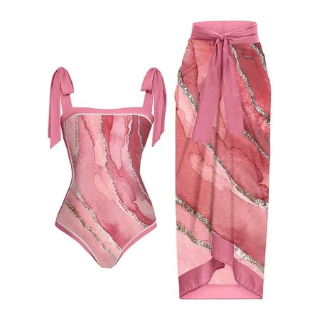 YanHoo Women’s One Piece Swimsuit with Beach Cover up Wrap Skirt Tummy Control Boho Floral Print Bikini Set Two Piece Bathing Suit Swimsuit Coverup for Women Clearance Sale YanHoo Women’s One Piece Swimsuit with Beach Cover up Wrap Skirt Tummy Control Boho Floral Print Bikini Set Two Piece Bathing Suit Swimsuit Coverup for Women Clearance Sale