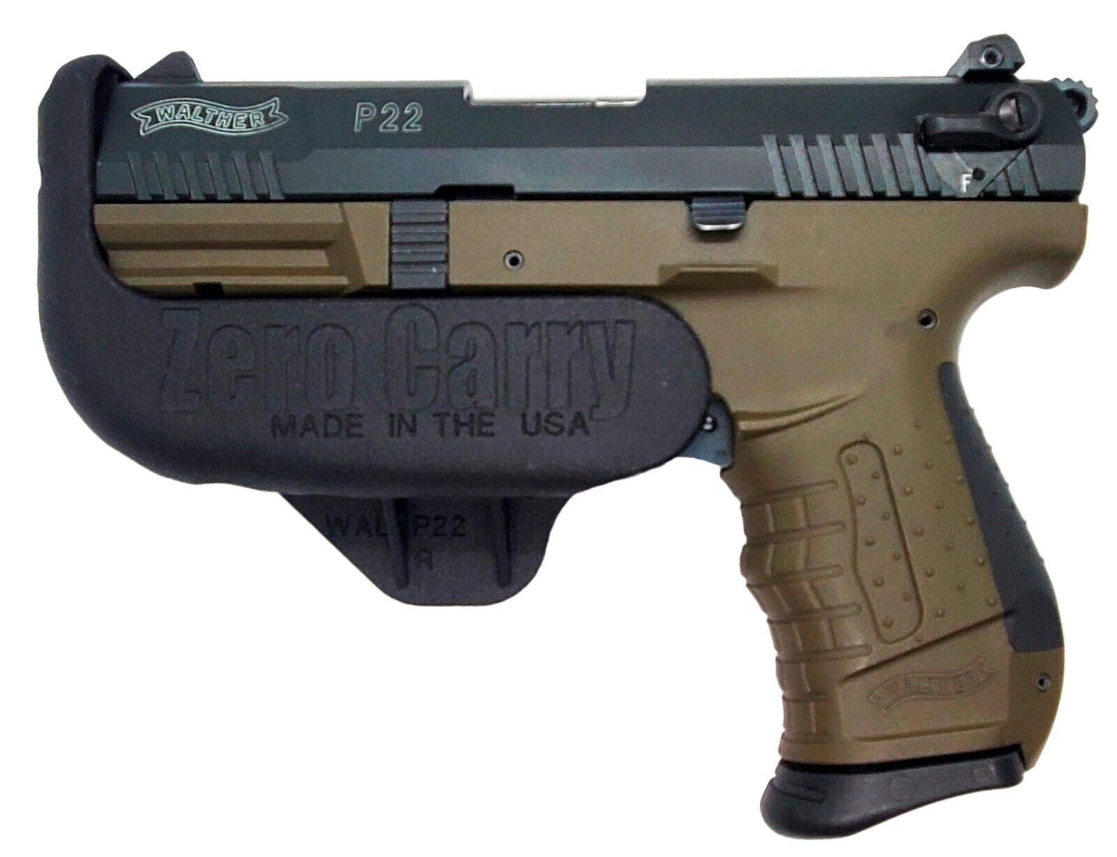 WALTHER P22Q, 22 Cal. Zero Carry Elite In Waistband Holster 4 concealed carry WALTHER P22Q, 22 Cal. Zero Carry Elite In Waistband Holster 4 concealed carry