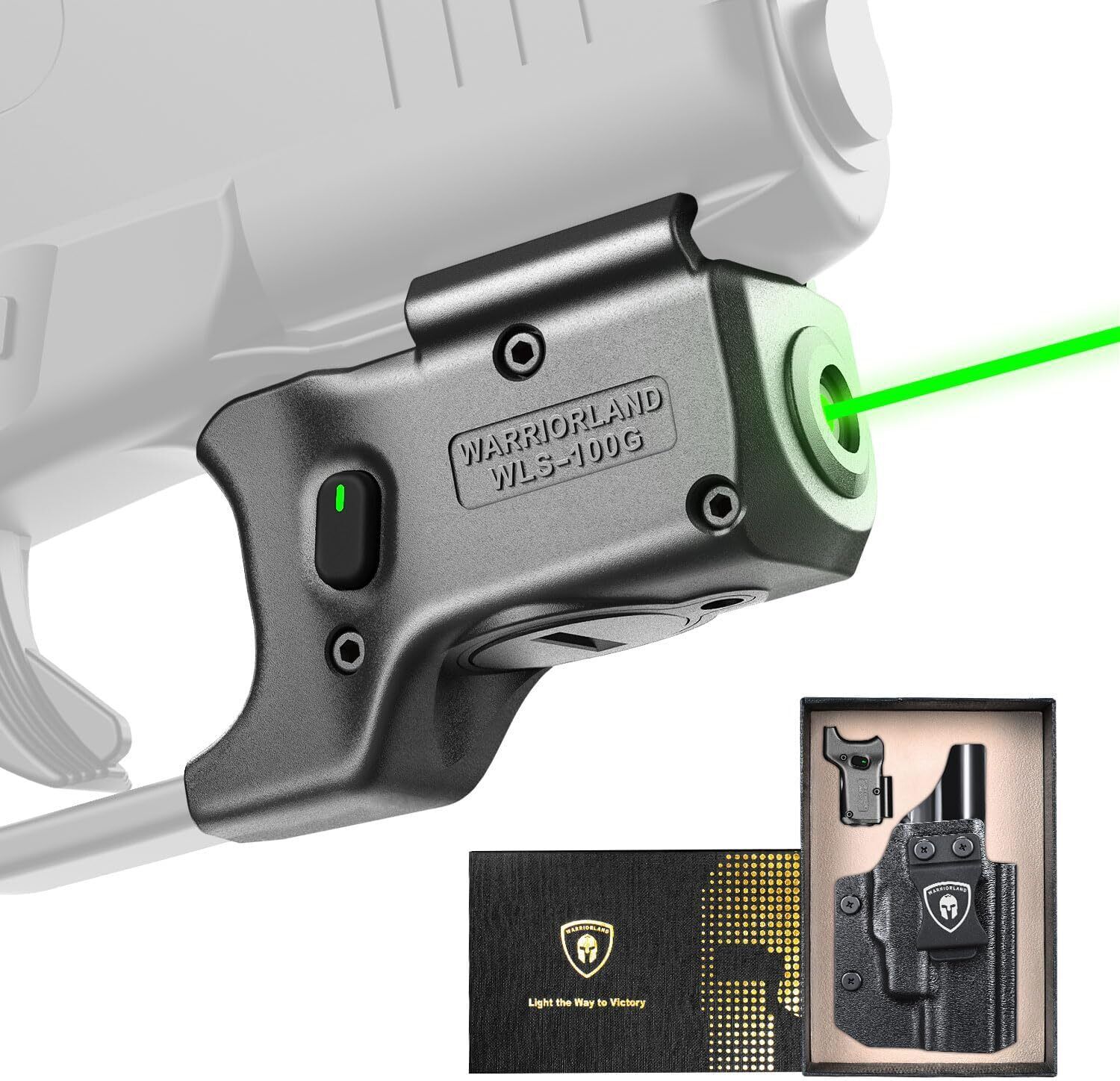 Green Laser Sight Designed to Fit Glock 48 MOS with Right Hand Holster Combo
