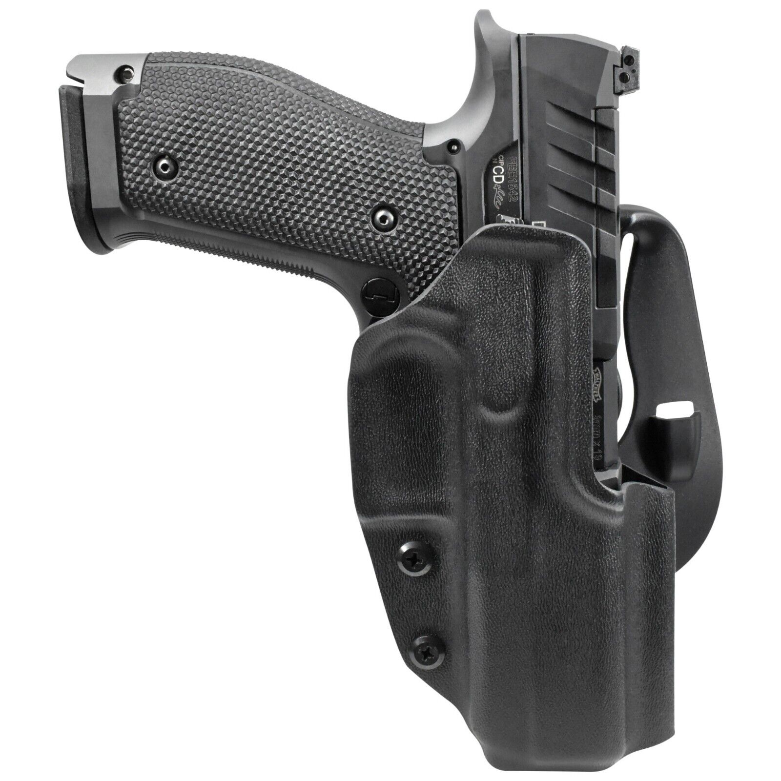 OWB Paddle Holster Fits Walther PDP Full Size Steel Frame 4.5″