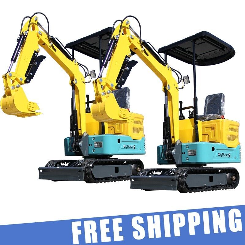 2 Sets Mini Excavator 13.5HP EPA Engine Crawler Excavator Small Digger For Sale