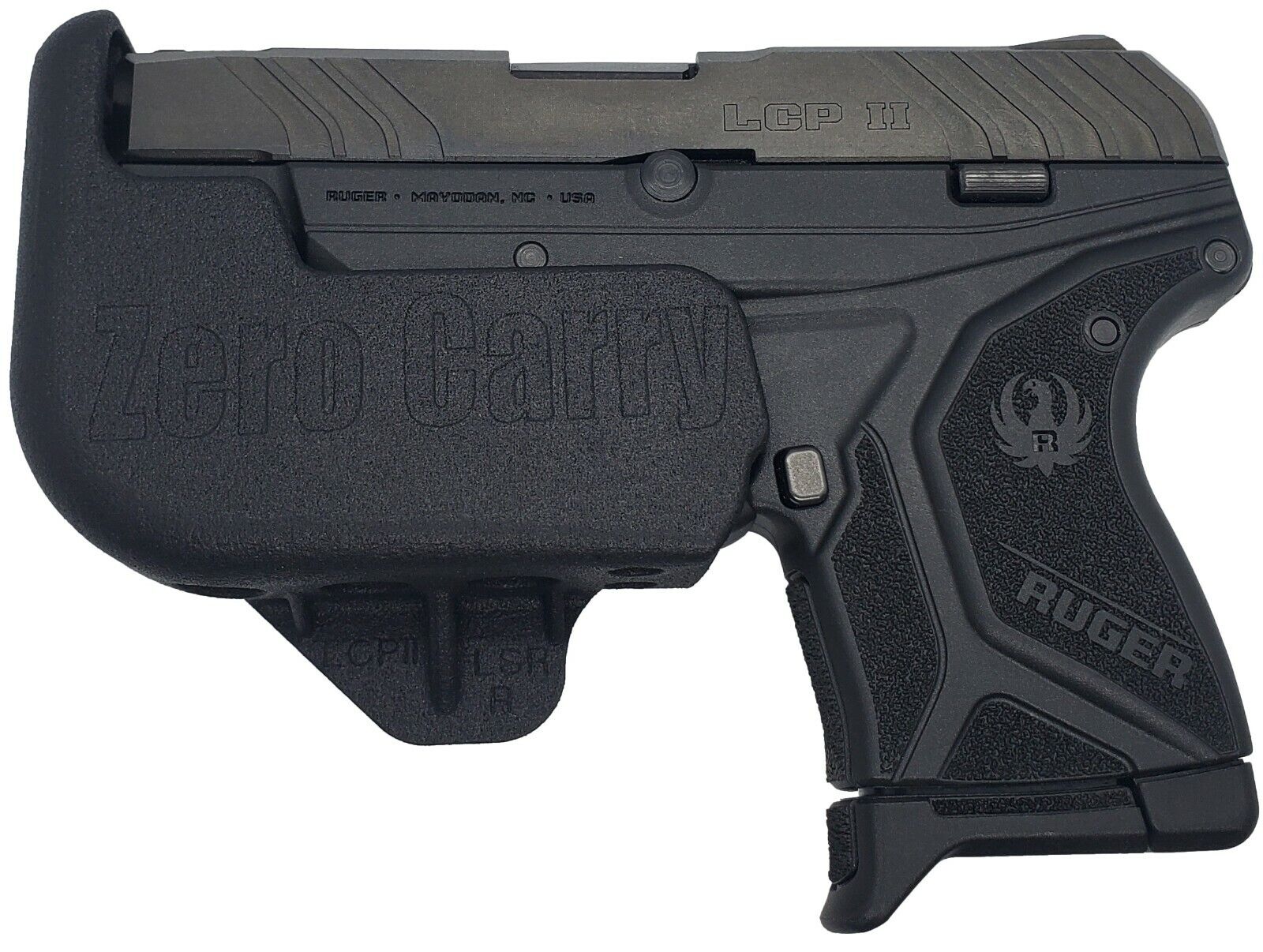 RUGER LCP II + VIRIDIAN Zero Carry Elite In Waistband Holster 4 concealed carry