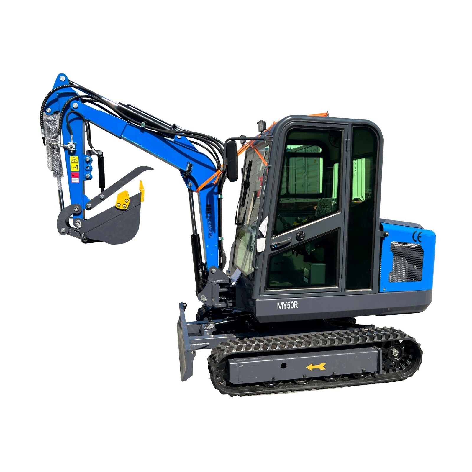 AGT  New Mini Excavator Hydraulic Digger Crawler RATO Gasoline Engine With Cab
