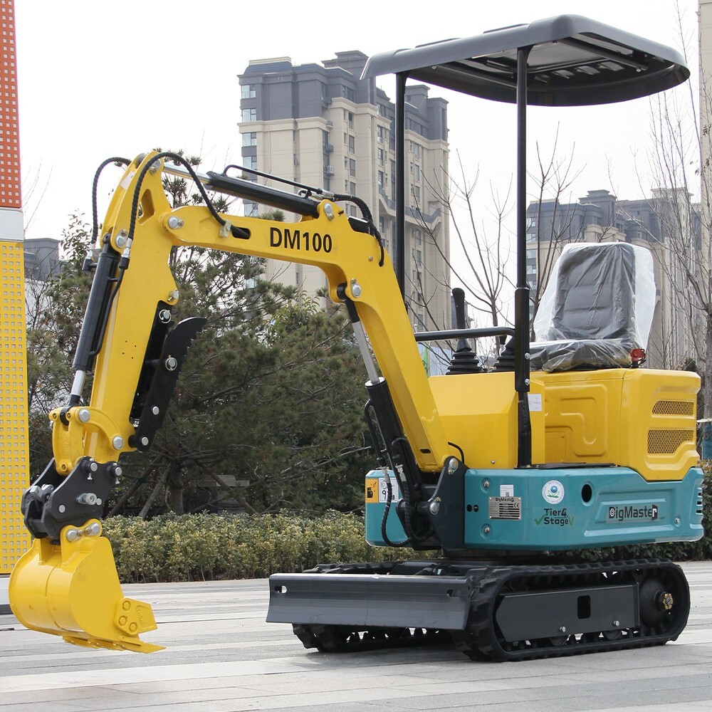 FREE SHIP 13.5HP Mini Excavator + Quick Change Farm Garden Tracked Crawler USA