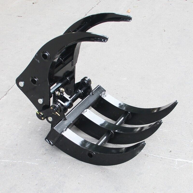 NEW Grapple Mini Excavator Attachment  Grabber  Add-on  1 Ton Digger  USA Farm