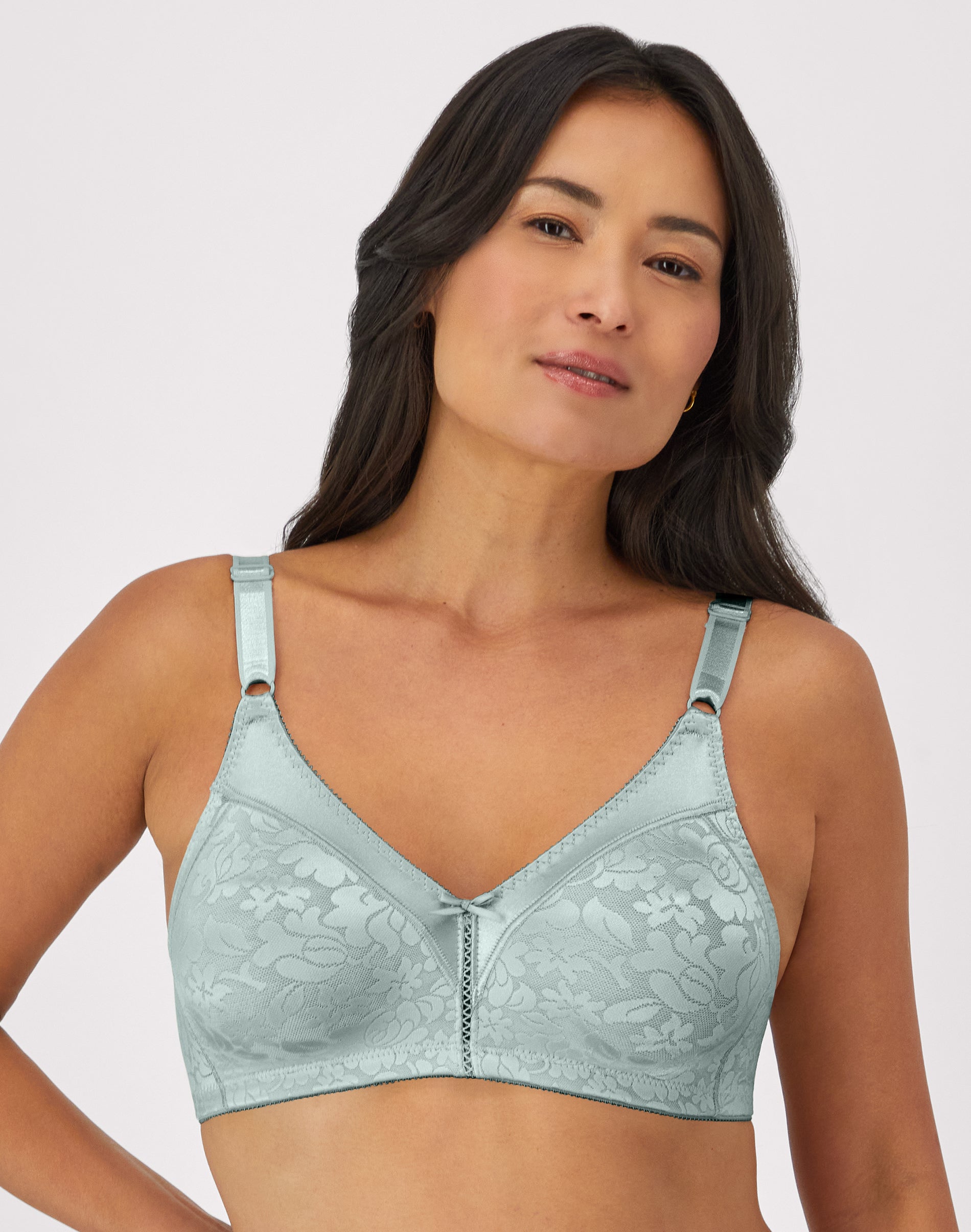 Bali Double Support Lace Wireless Bra Glassblown 40C Women’s