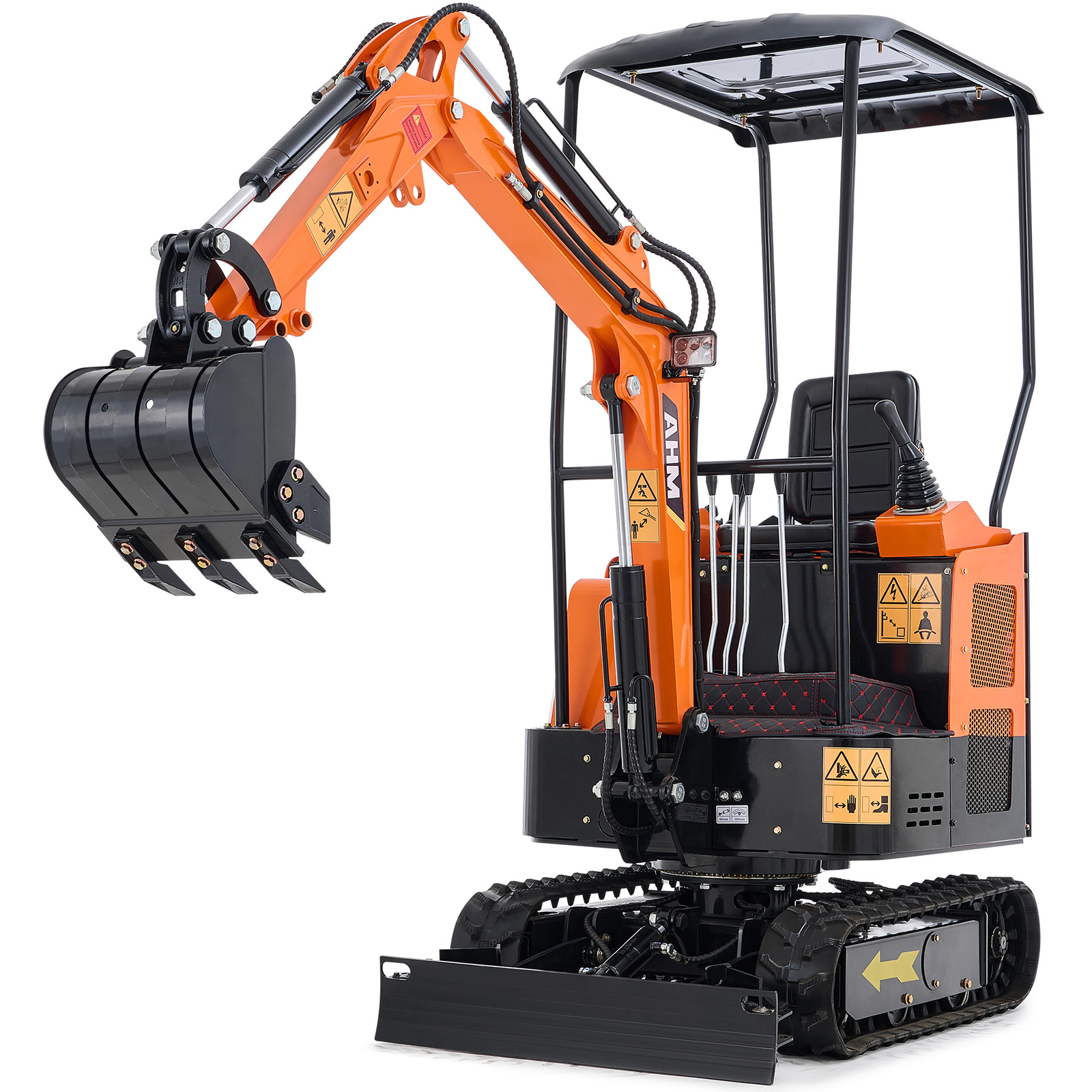 Mini Excavator 1.3Ton 23hp Small Digger Crawler B&S EPA Engine Retractable Track
