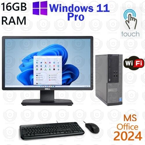 Windows 11 Dell i7 16GB 500GB SSD 22″ Touchscreen LCD Desktop Computer PC Windows 11 Dell i7 16GB 500GB SSD 22″ Touchscreen LCD Desktop Computer PC