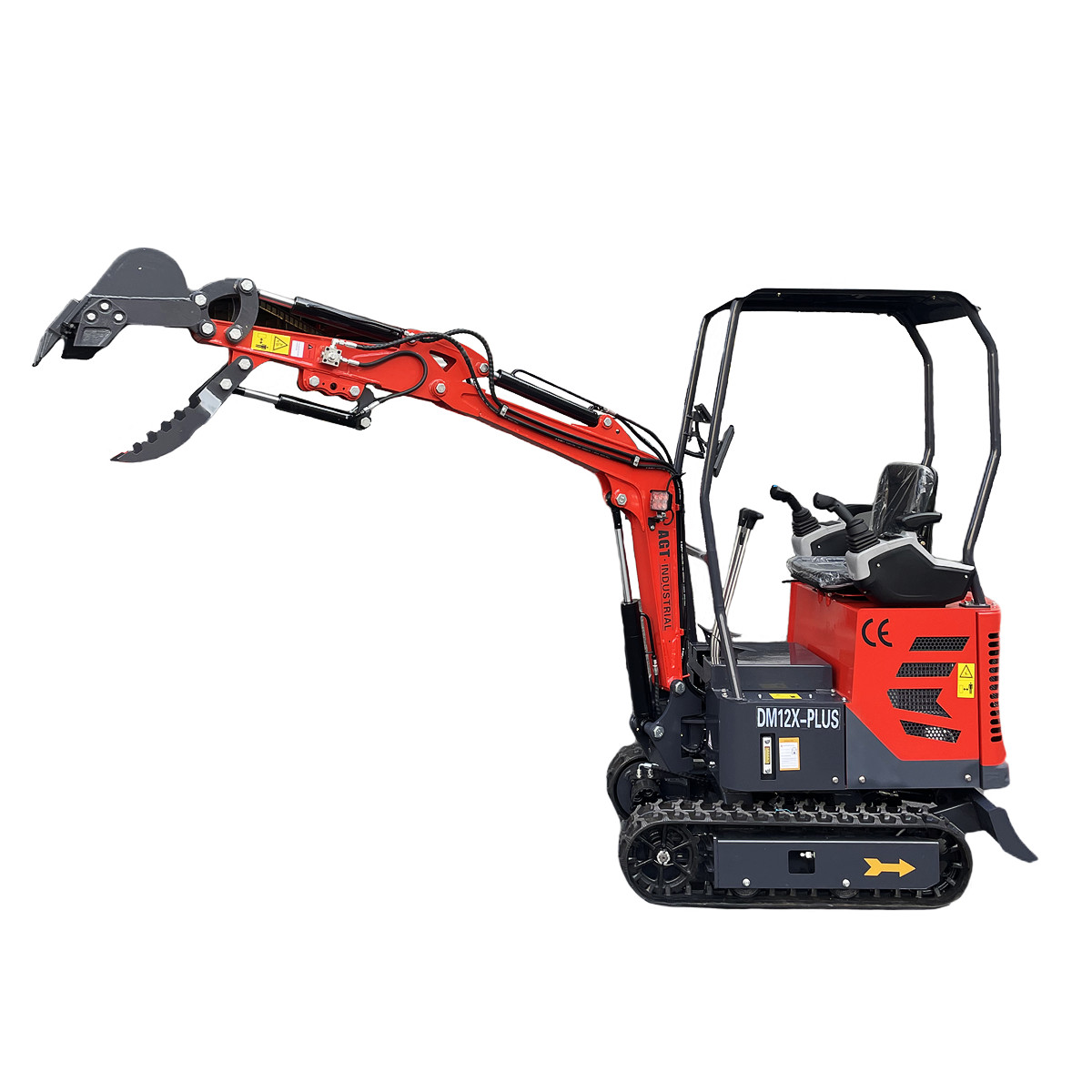 AGT Mini Excavator Digger 15HP Gas Tracked Crawler R420D EPA Engine Pilot System