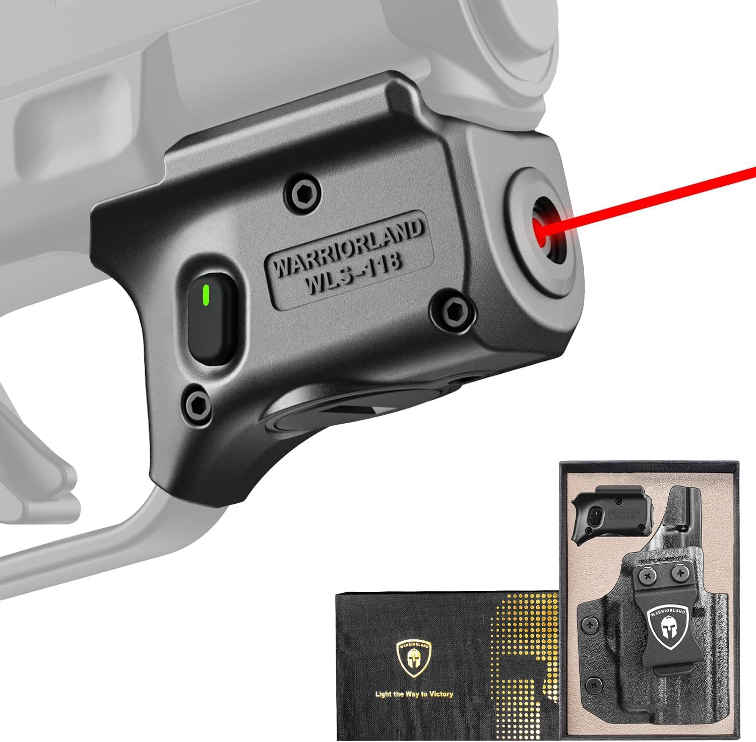 Red Laser Sight Fit Springfield Hellcat (Not Fit Pro) with Kydex Holster RH