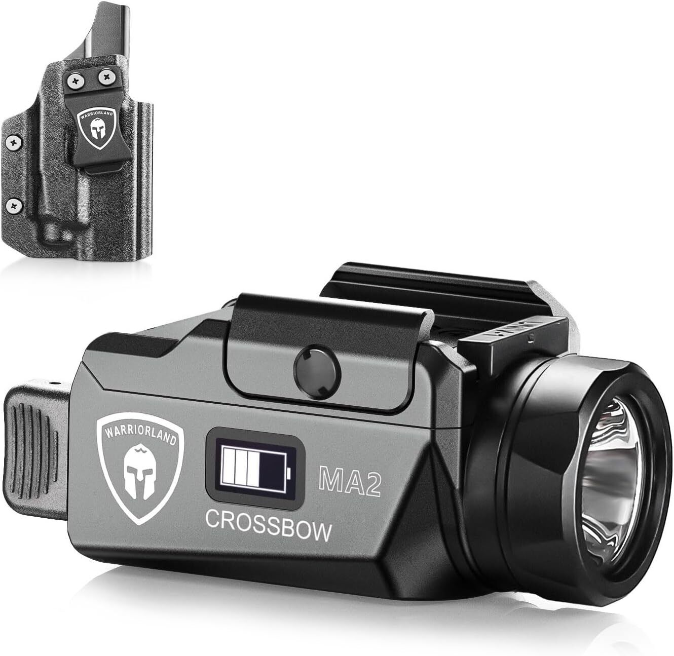 Universal Rail Mounted 800 Lumens Tactical Light with P32Compact M18 Holster