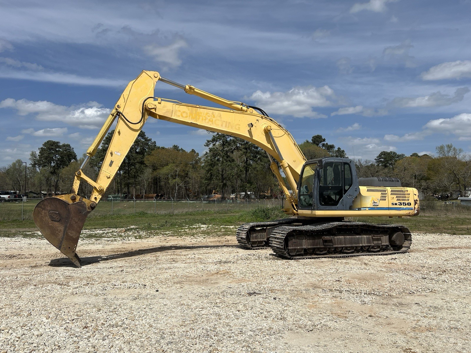 2008 Kobelco SK350 LC-8 Hydraulic Excavator TX Nice Machine Fin + Ship