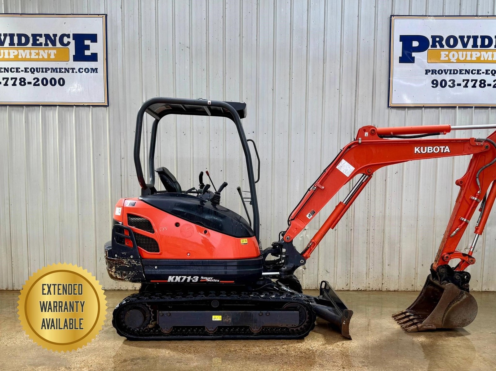 2019 KUBOTA KX71-3 OROPS MINI COMPACT TRACK EXCAVATOR