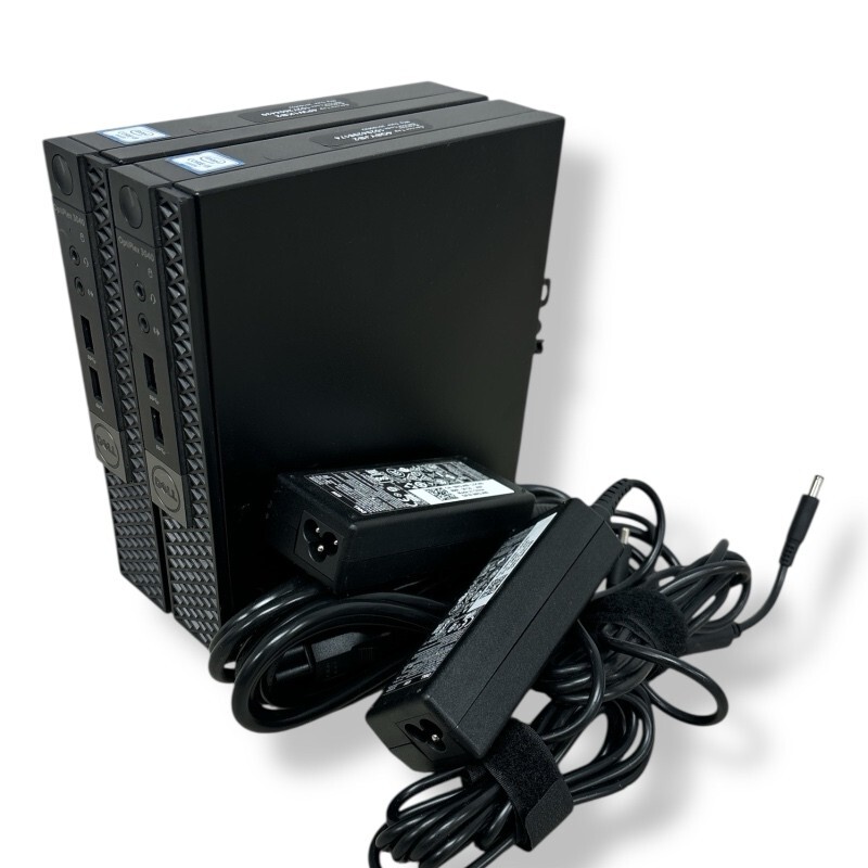 2x Dell Optiplex 3040 Micro PC i3-6100T 3.2Ghz 8GB RAM 128 GB SSD WiFi No OS