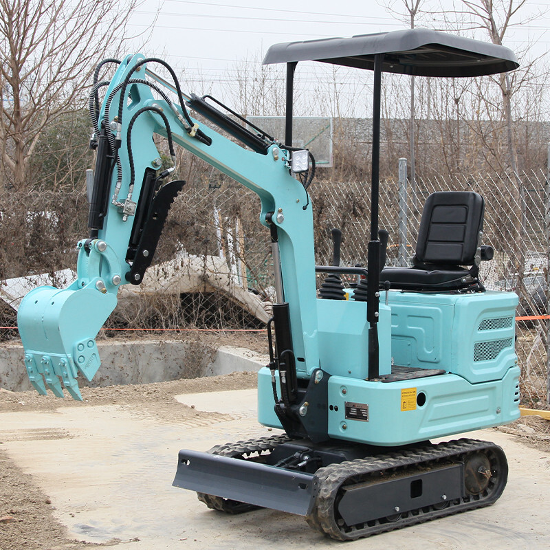 1TON Mini Excavator  Thumb Clip Small Digger KUBOTA Dieseel Machine Free ship