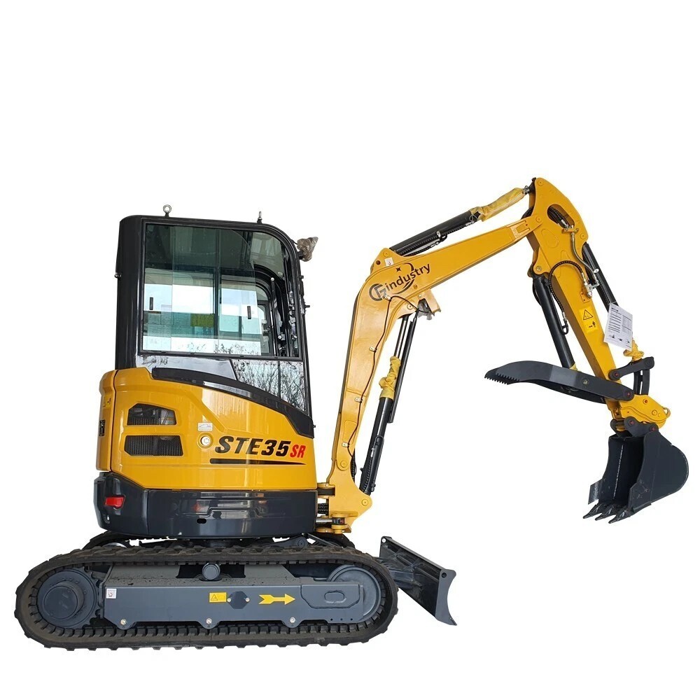 STE35SR 2.8Ton Mini Excavator Hydraulic Digger Crawler 25HP Yanmar Diesel Engine