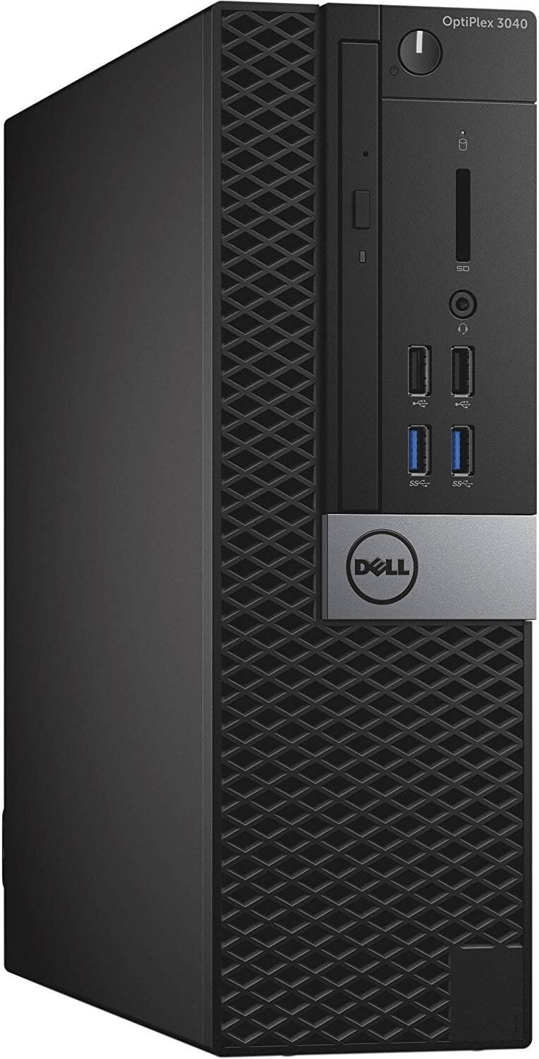 DELL 3040 SFF; Quad-Core 3.2GHz; DVDRW; 250GB SSD; WiFi; Windows 10 Pro x32 bit
