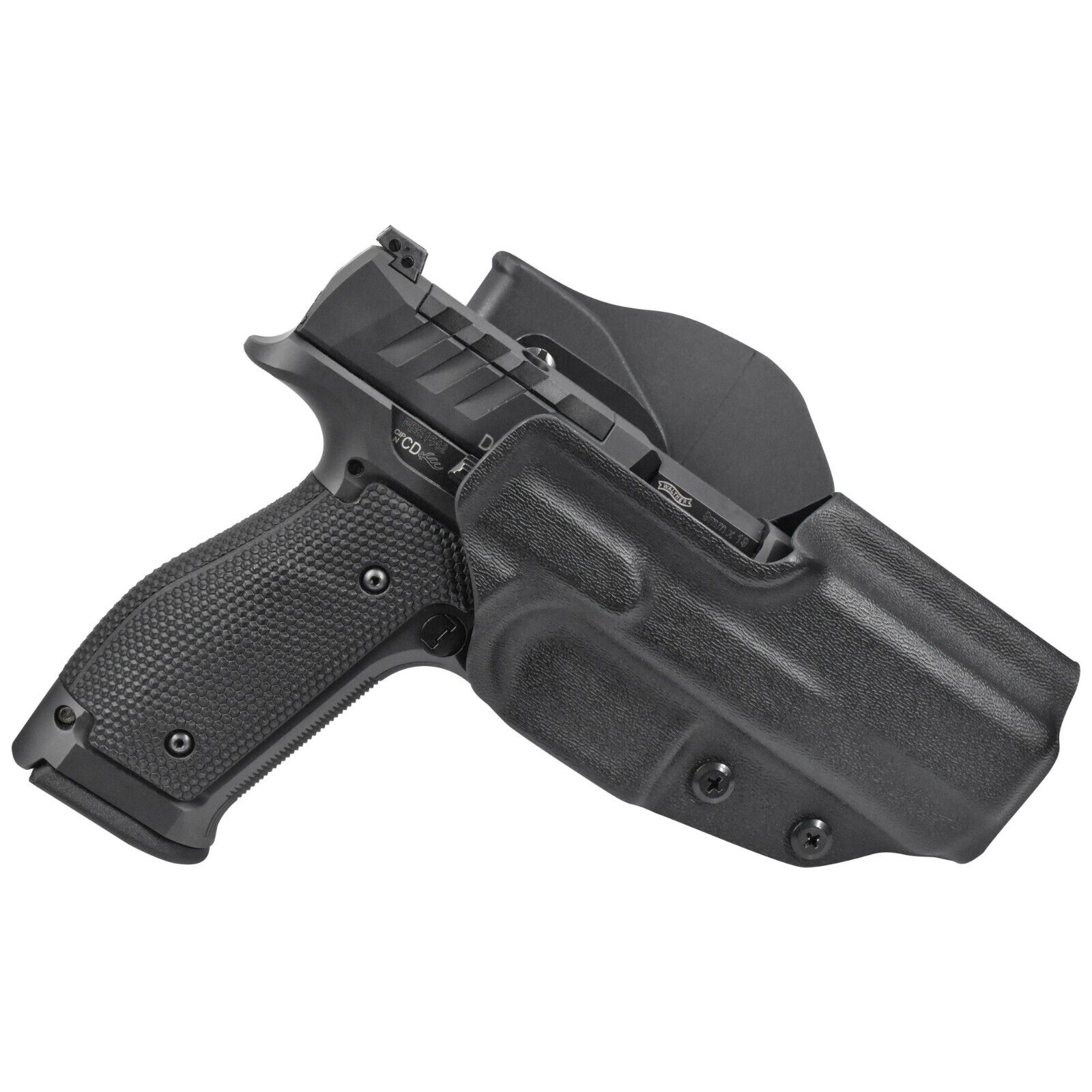 OWB Quick Detach Paddle Holster Fits Walther PDP 4.5” Full Size Steel Frame