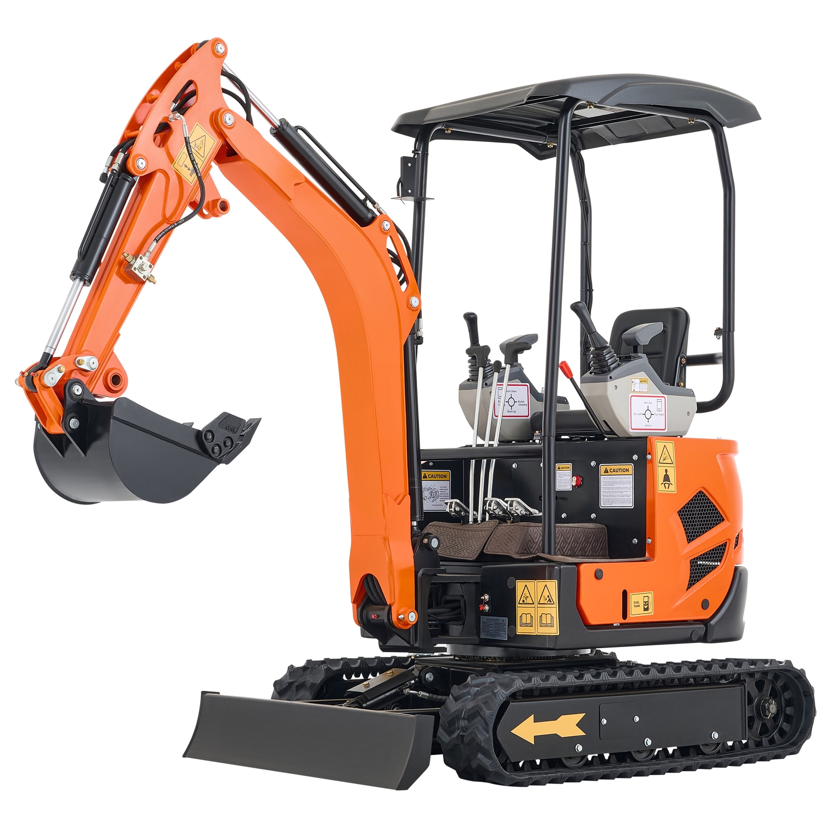 4000 lbs 23hp Mini Excavator Mini Digger Crawler With B&S EPA Certified Engine