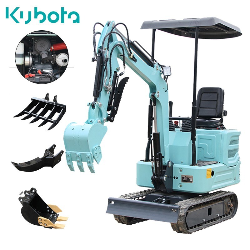 Kubota Diesel 1Ton 2200 lb Mini Excavator Attachment Hydraulic Thumb garden Farm