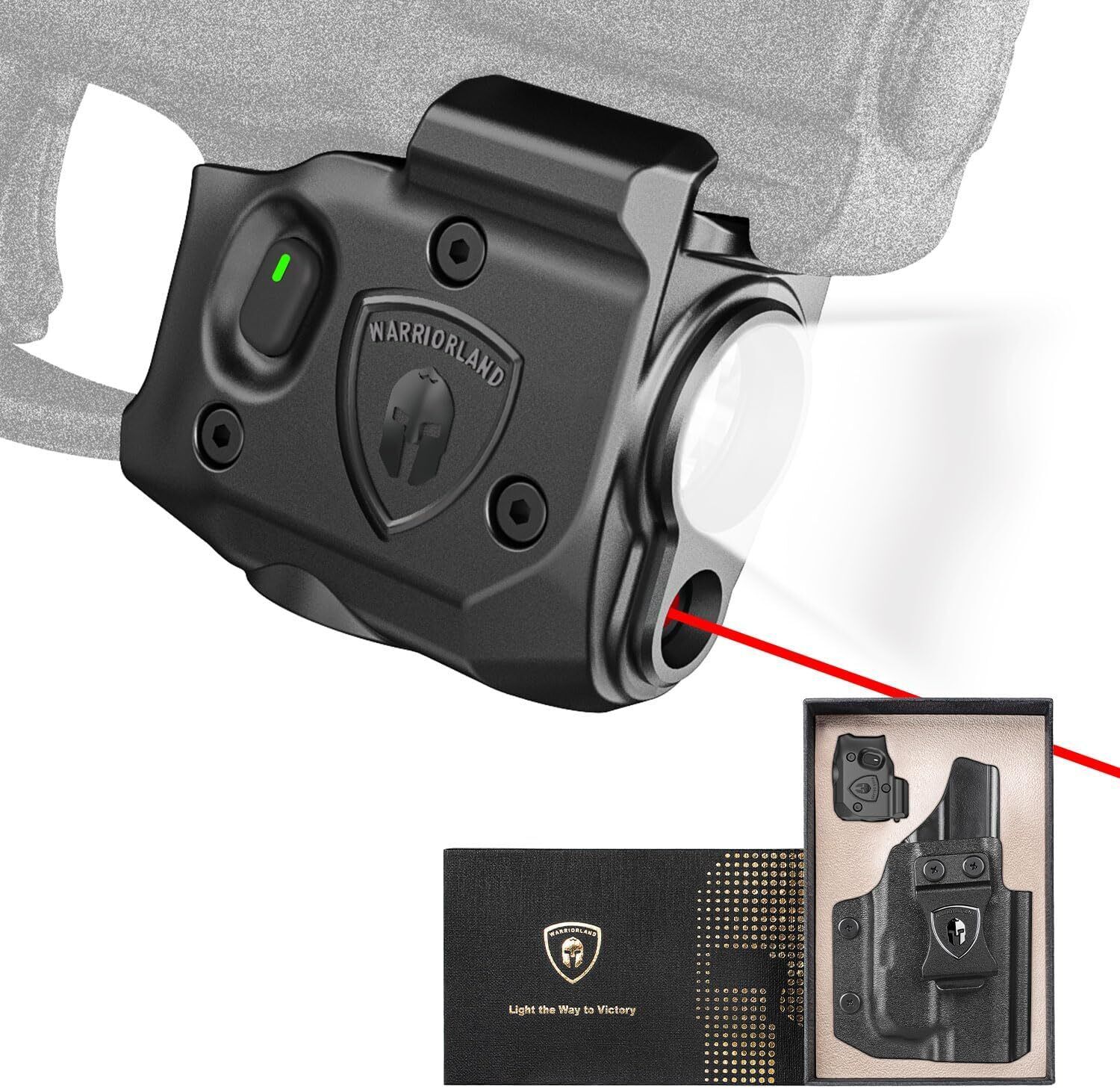 150-Lumen Pistol Light Red Laser & Holster Fit Taurus G2C/G3C/PT111 G2/ PT140 G2