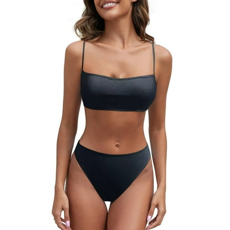 Dorinao Tan Through Swimwear Women, Black, 3XL
