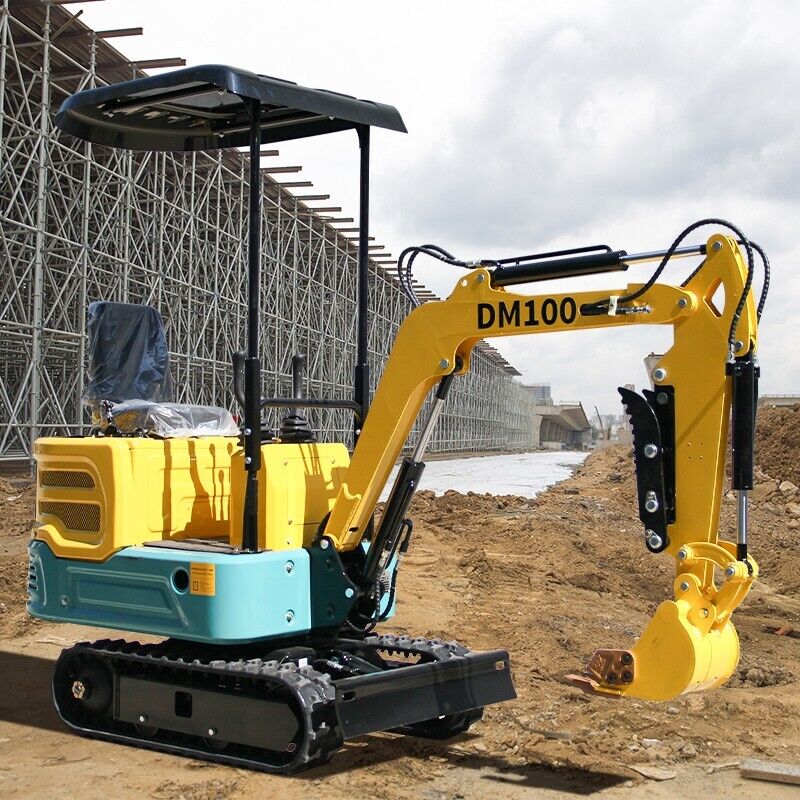 Free Shipping NEW 13.5 HP 1 Ton Hydraulic Gasoline Mini Excavator Farm Tool