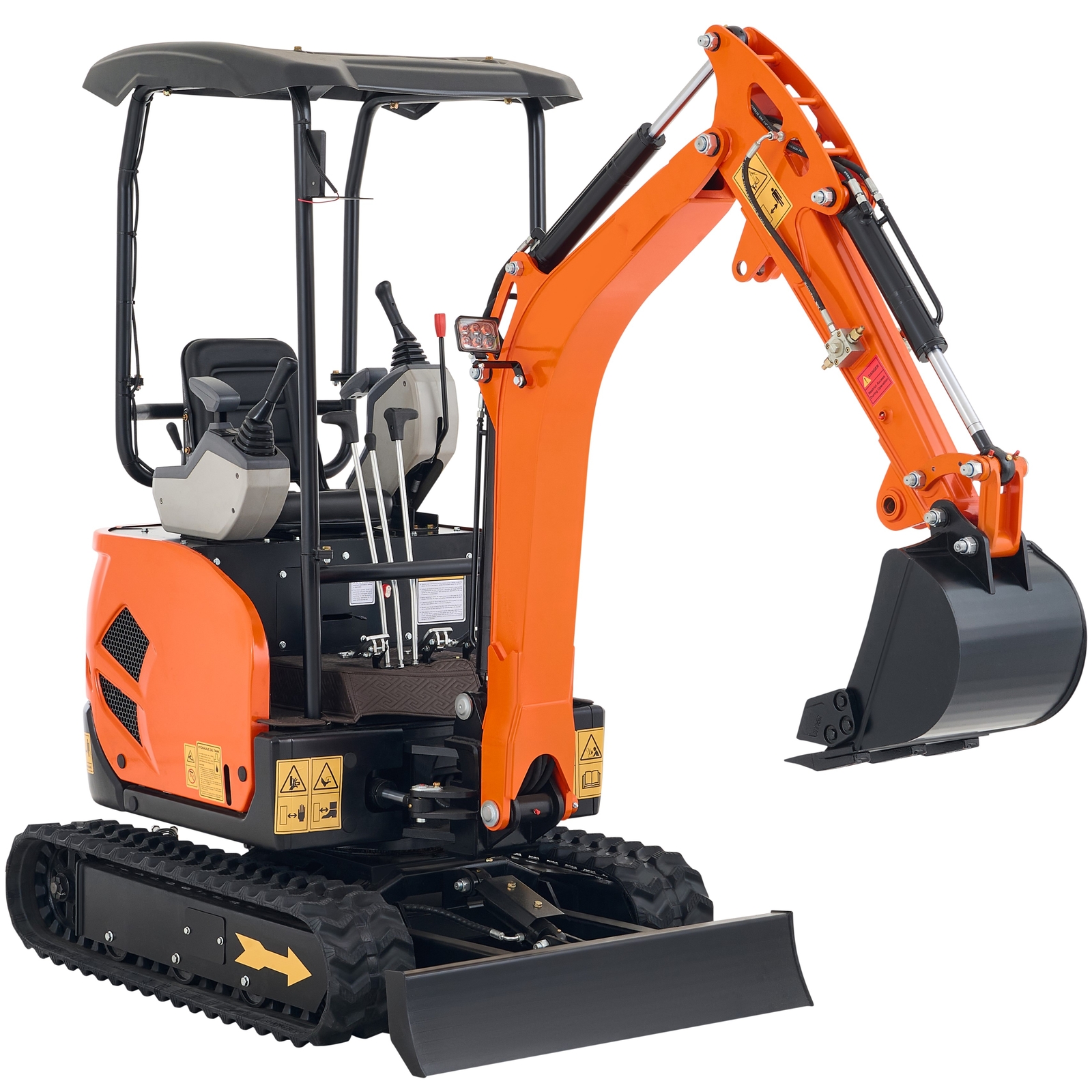 4000 lbs Mini Excavator 23hp Mini Digger Gas Tracked Crawler B&S EPA Engine US