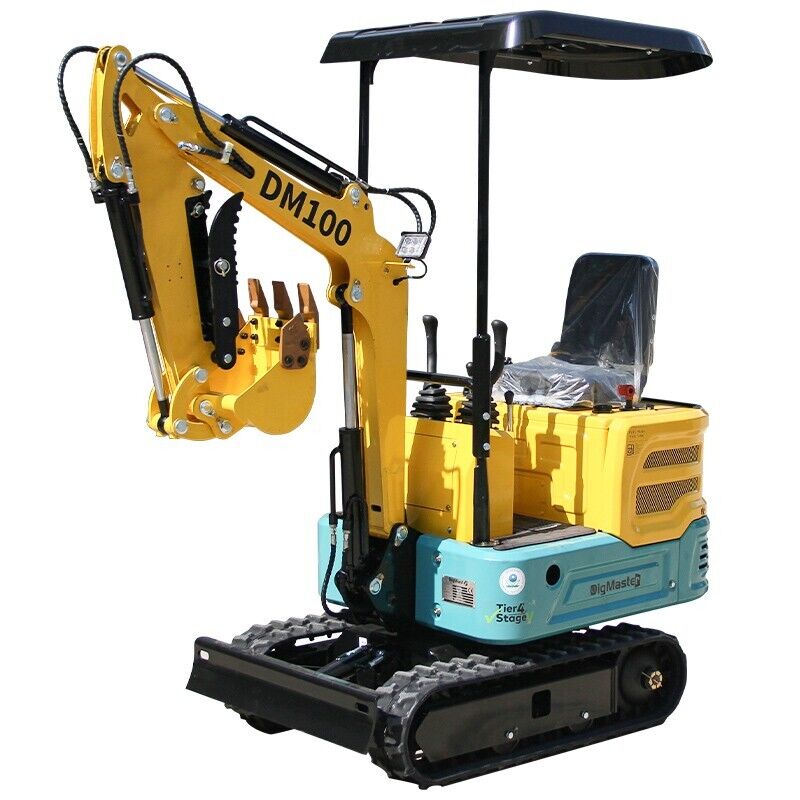 Mini Excavator 1T -1.8T Digger 13.5hp Tracked Crawler Kubota B&S Engine