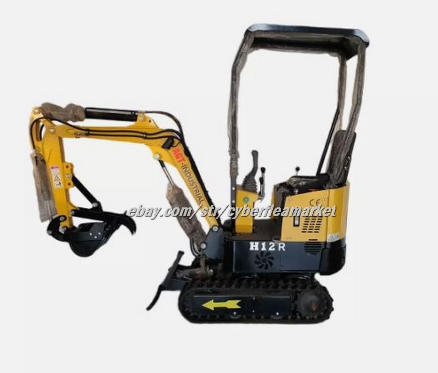 AGT 13.5HP RATO Gas Engine Mini Excavator 1Ton NEW HYDRAULIC THUMB UPGRADED