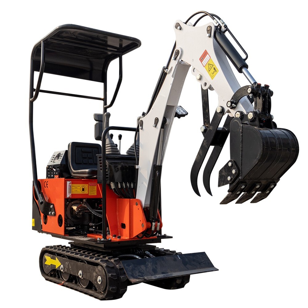 0.8ton Small Mini Track Excavator in Stock with Gas Engine