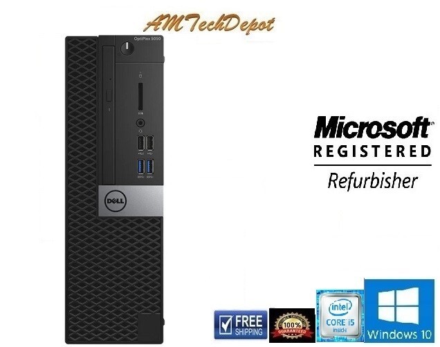Dell Optiplex 5050 SFF Intel Core i5-7500 3.4Ghz 32GB 512GB SSD Win10 Pro 64-bit