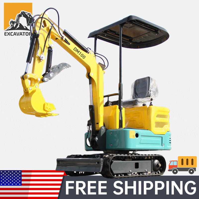 Chinese 2000lb Mini Excavator Hydraulic 13.5HP Industrial Crawler Track Gasoline