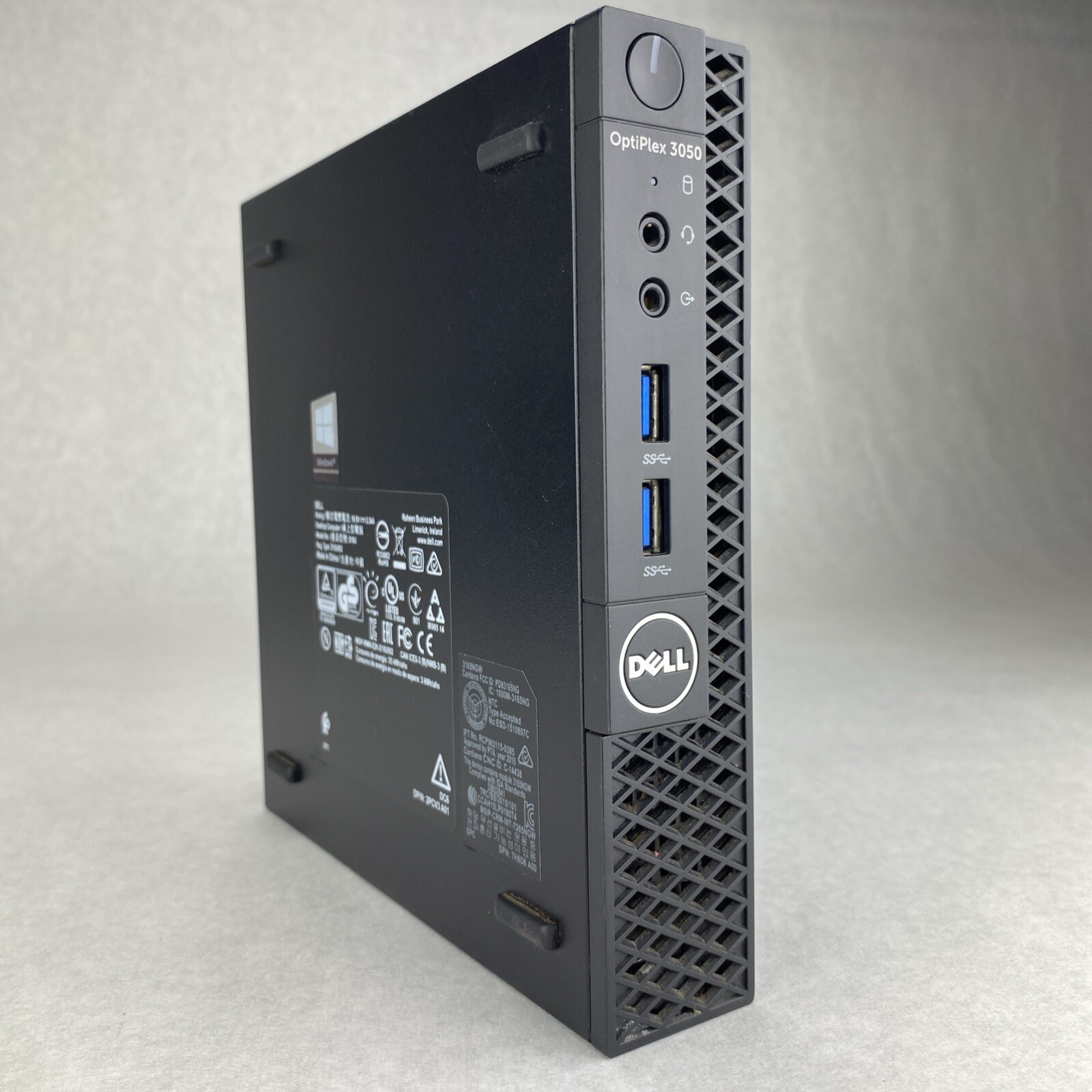 Dell Optiplex 3050 Micro Intel Core i3-7100T 3.40GHz 1x8GB RAM WiFi No AC HDD OS