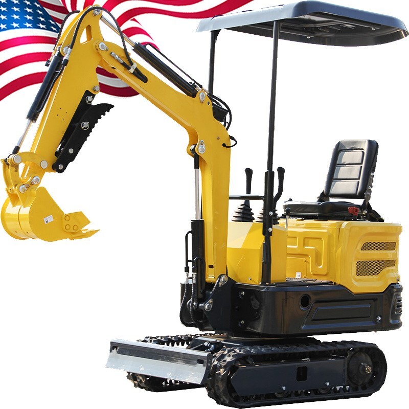 2025 Brand New Hydraulic Mini Excavator 1TON 2200lb 13.5HP USA STOCK Spot goods