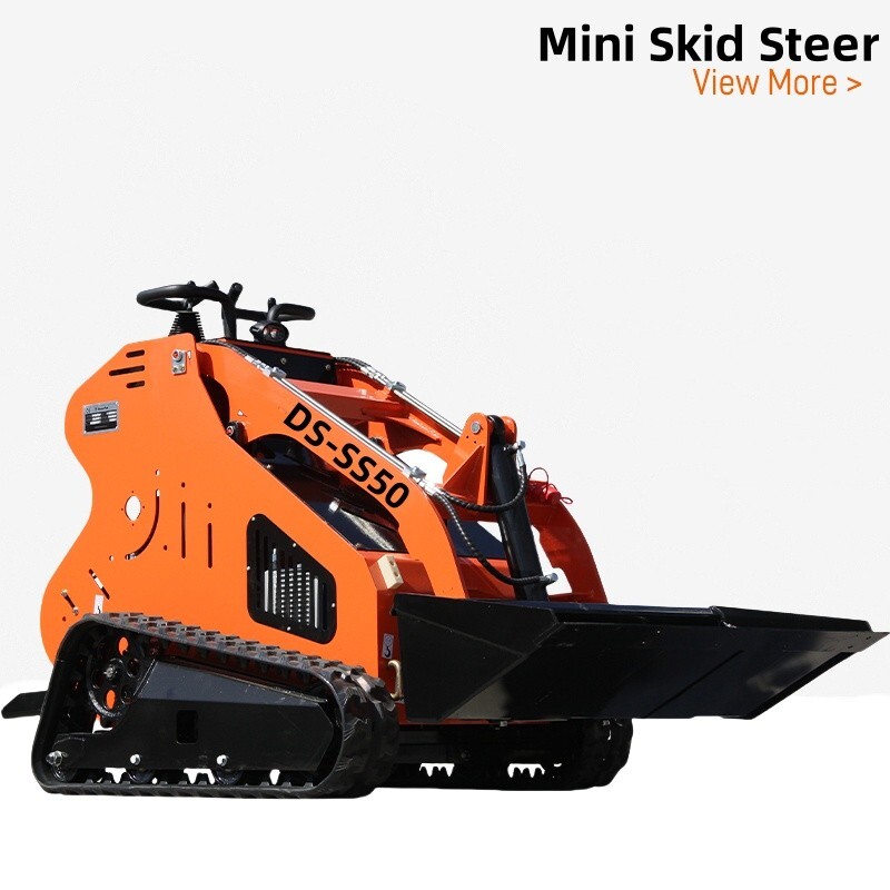Stand-on 13.5HP Mini Skid Steer Loader Crawler Equipment Machinery Farm Garden