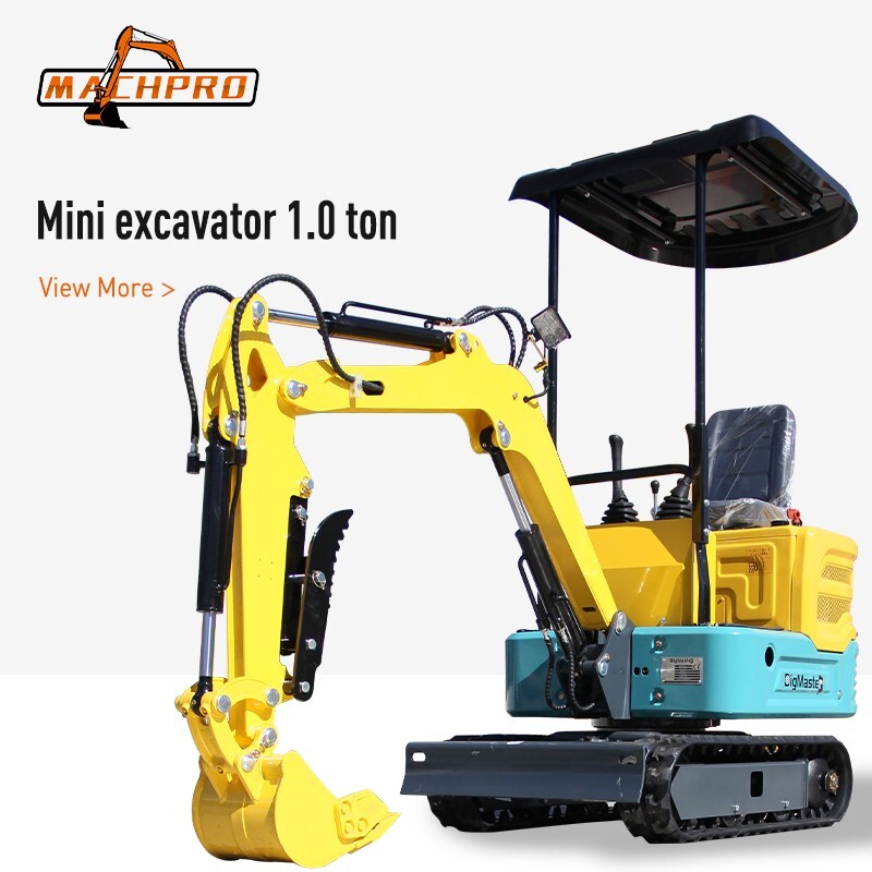 1Ton 2200lbs Mini Excavator 13.5HP Garden Farm Park Crawler Digger USA STOCK