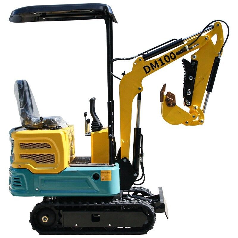 Free Shipping 2200 lbs Digger Hydraulic Mini Excavator Crawler 13.5hp Gas Engine