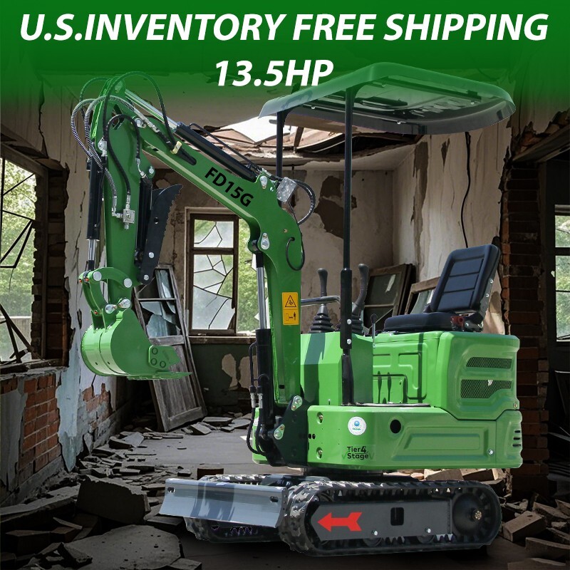 2000lb Mini Excavator 13.5 Hp Hydraulic Thumb Clip For Sale In The US