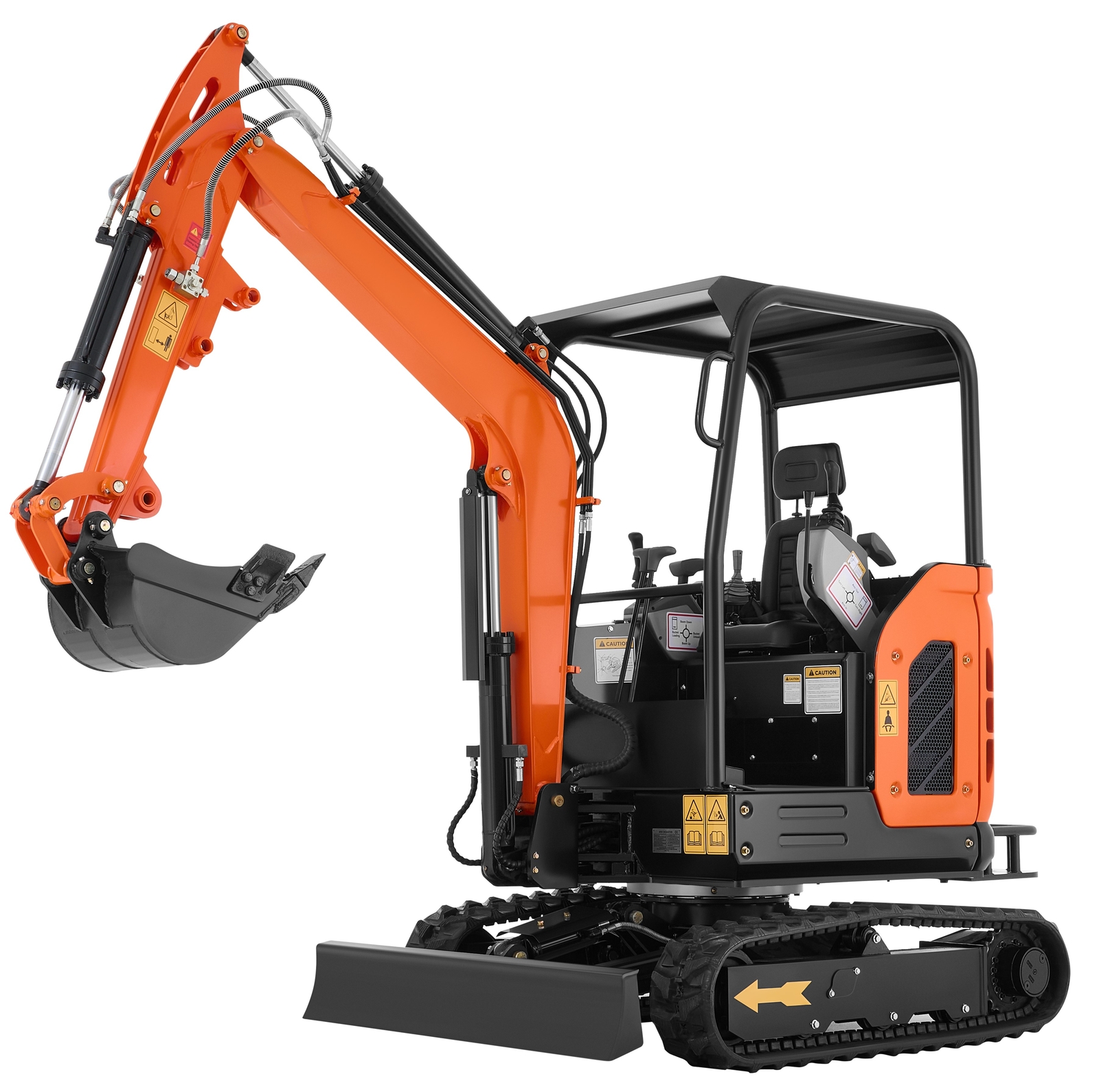 2.5T Mini Excavator Diesel Mini Digger Crawler With USA Perkins 25hp EPA Engine