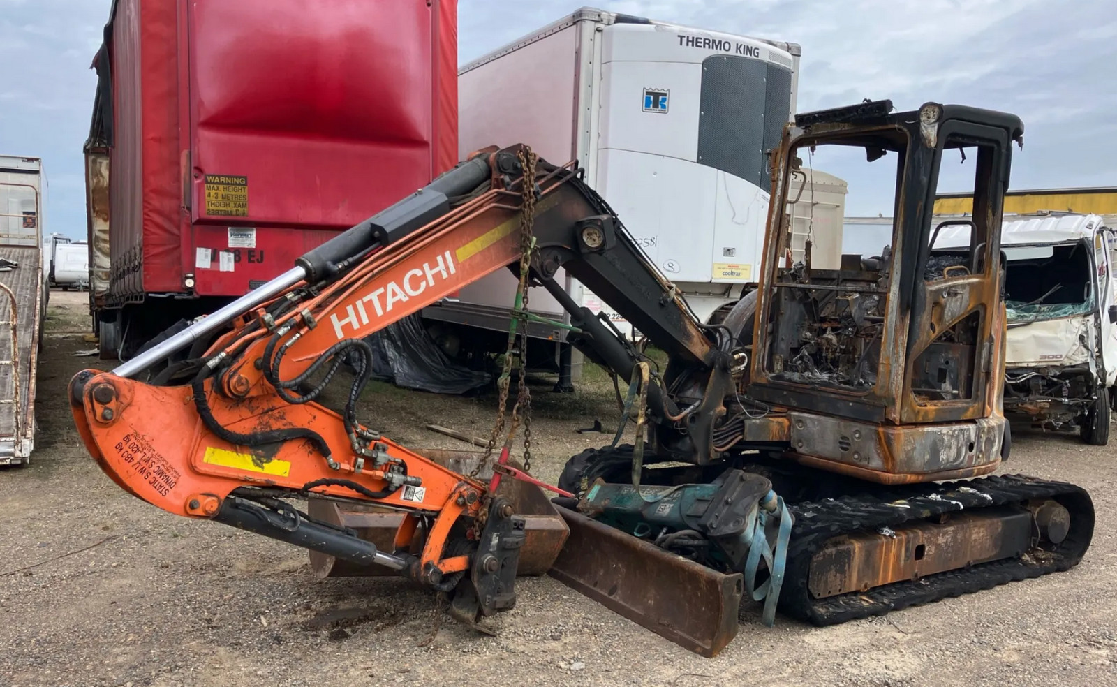 Excavator Hitachi ZX55U-5 – wrecking