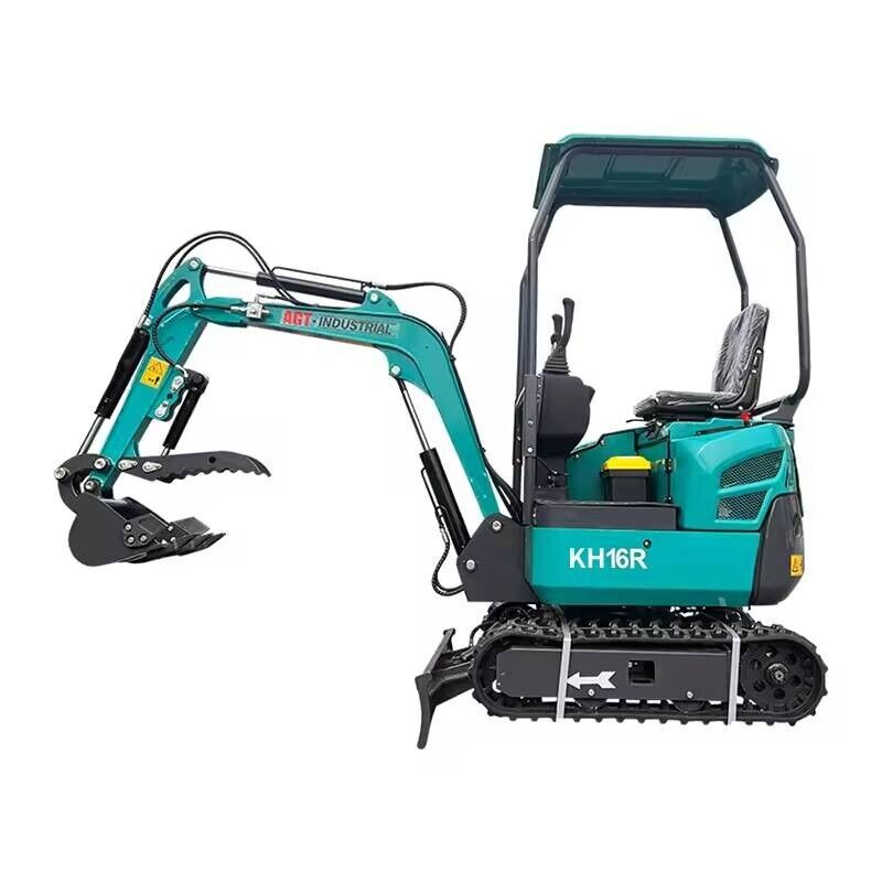 KH16R Mini Excavator 1.6Ton with hydraulic thumb Digger Crawler RATO Gas Engine
