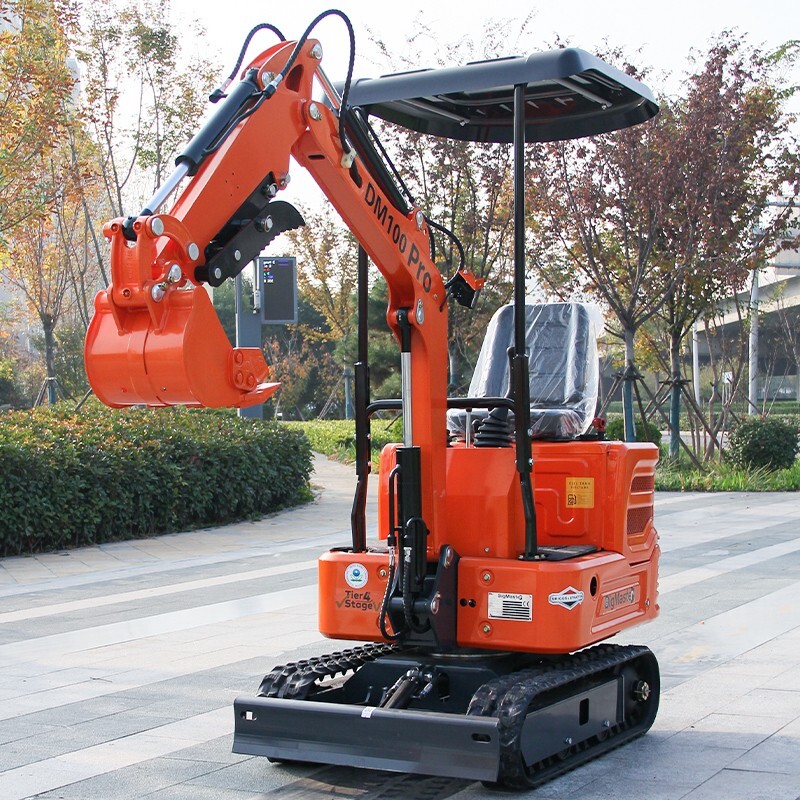 2200 lbs 1 Ton Mini Excavator Crawler Digger 13.5HP  B&S Gas Spot goods Garden