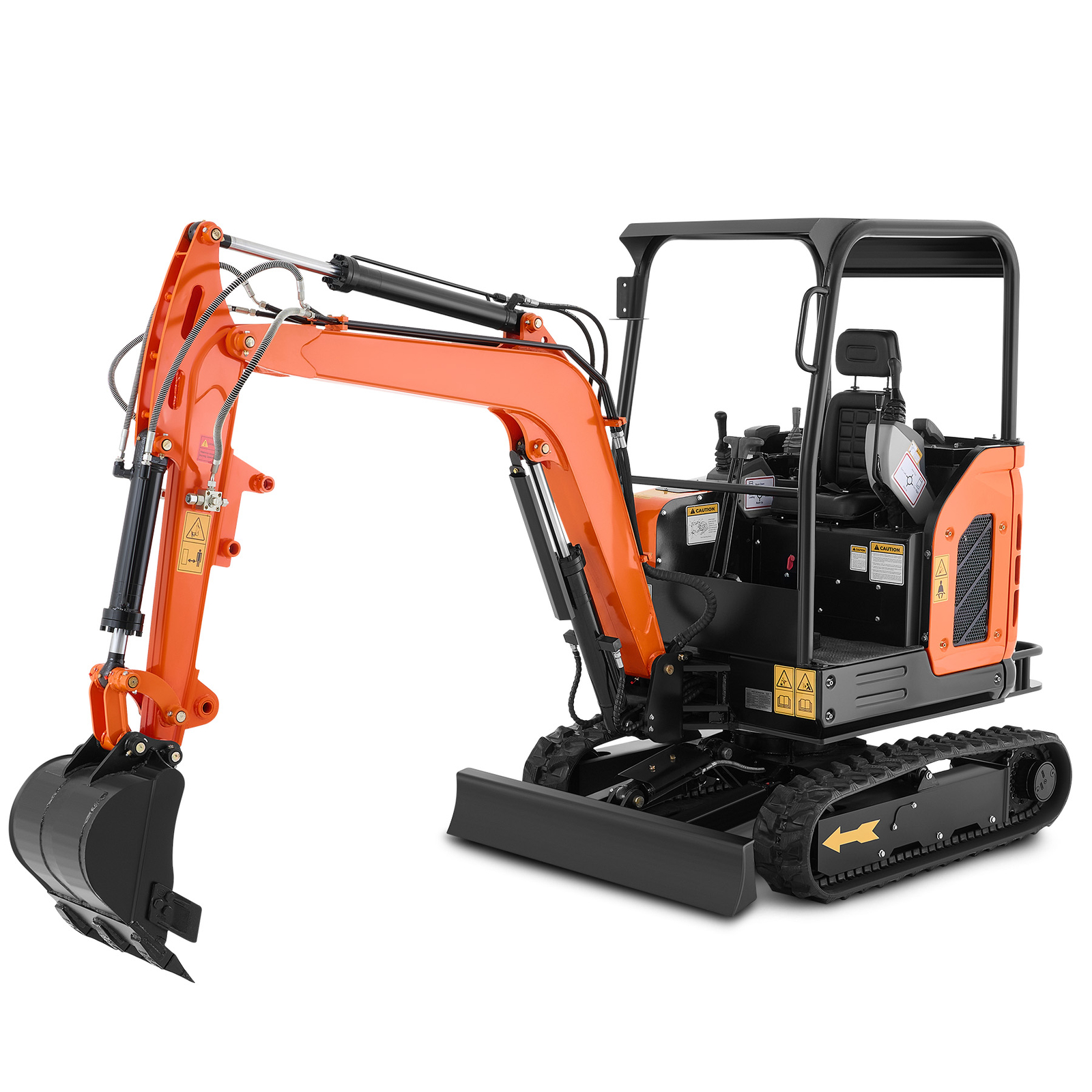 2.5Ton 25hp Mini Excavator Diesel Mini Digger Crawler W/ Perkins EPA Engine USA