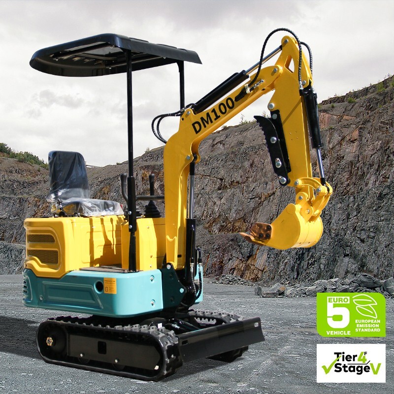 Free Shipping 2000 lbs Mini Excavator Hydraulic 13.5HP Mechanical Thumb For Sale