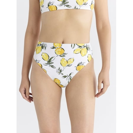 Free Assembly Women’s and Women’s Plus Cheeky High Waisted Bikini Swim Bottoms, Sizes XS-1X